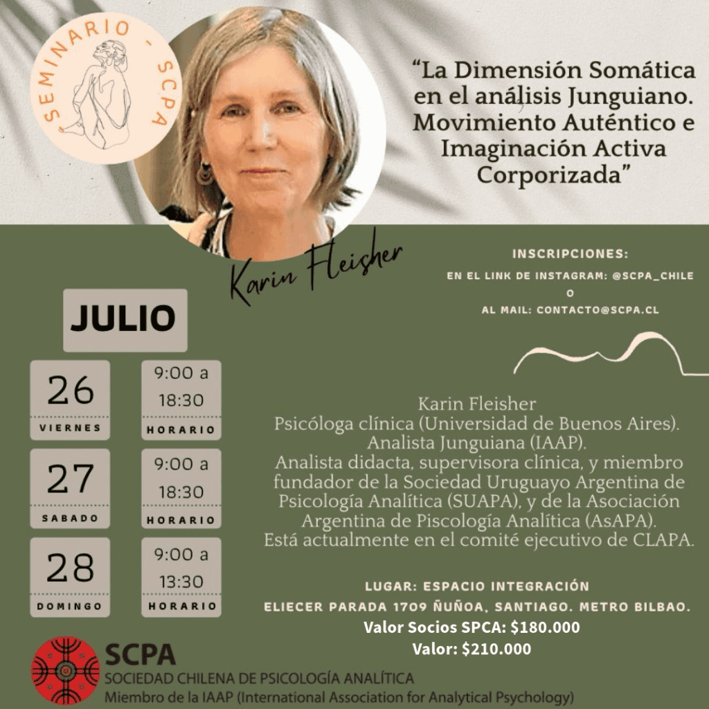 Seminario” La Dimensión somática en el análisis Junguiano - Movimiento Auténtico / Imaginación Activa Corporizada”